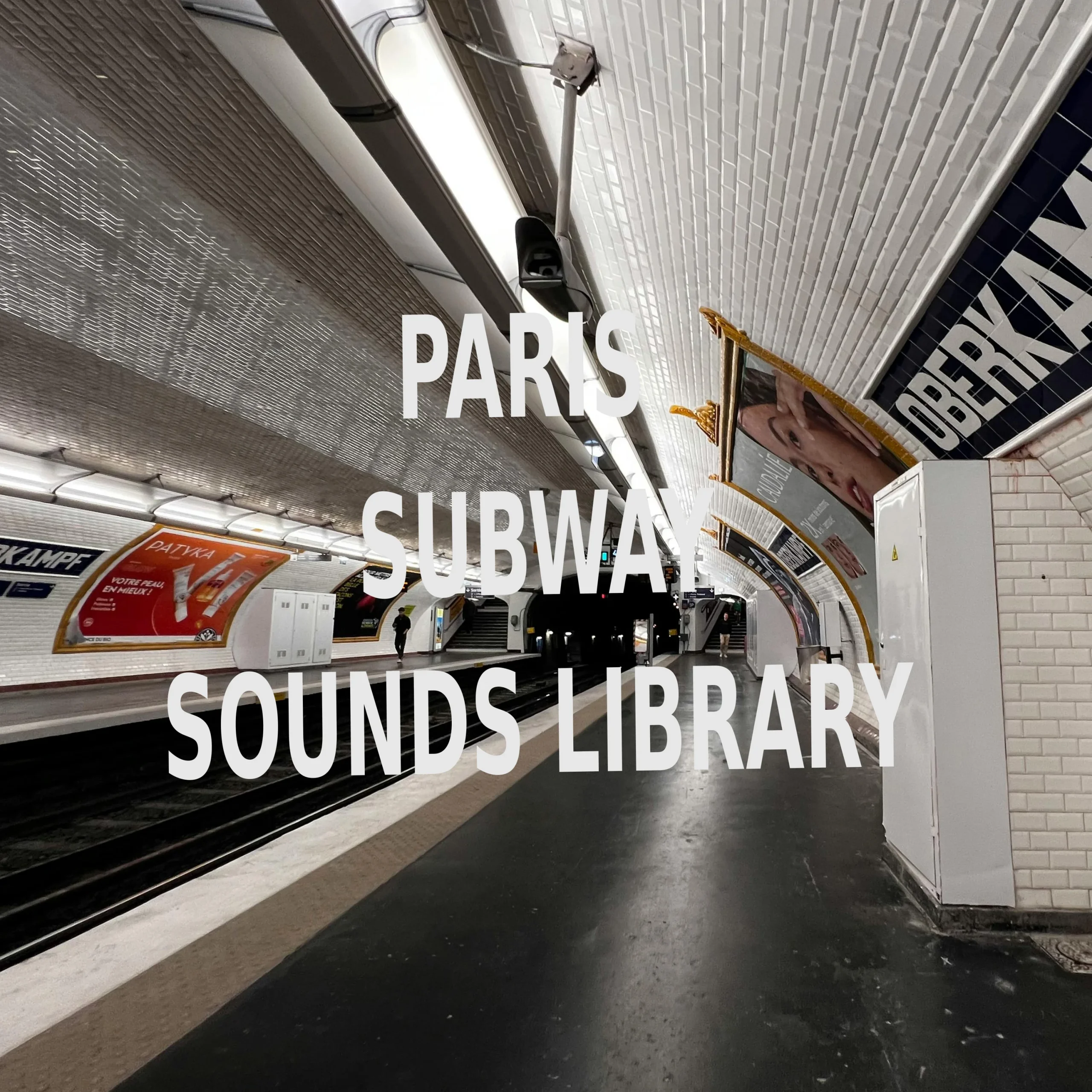 Paris Subway Sounds Library Cover Album