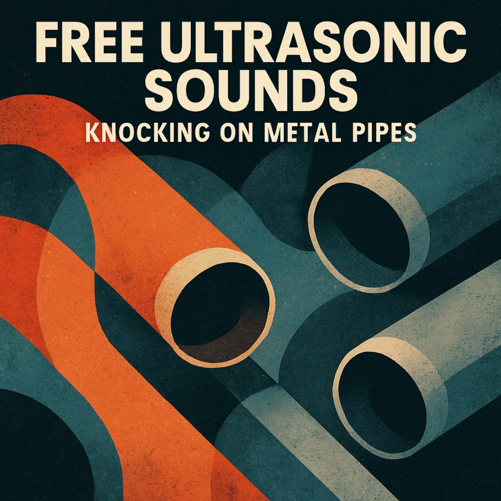 Free Ultrasonic Sounds Knocking on a Metal Pipes Cover Album